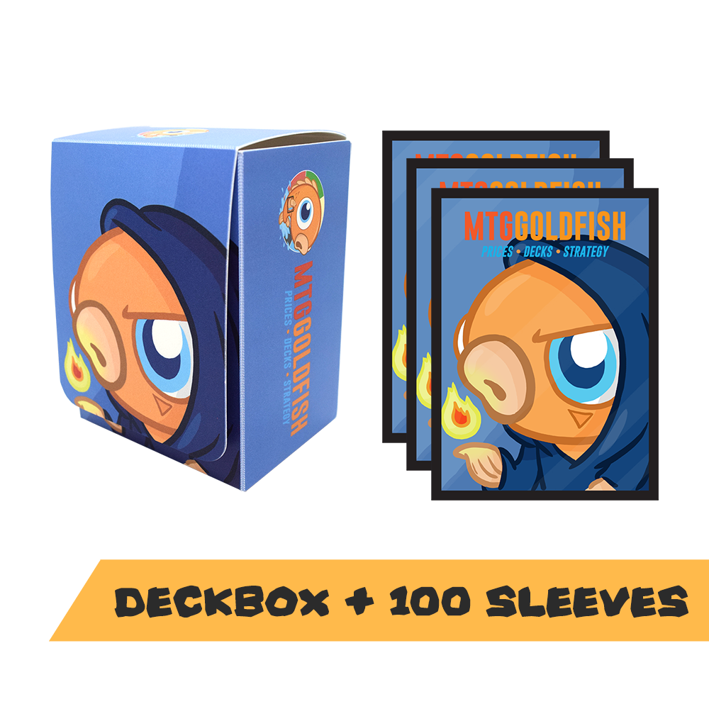 Deck Box + Sleeves Bundle (Blue) MTGGoldfish