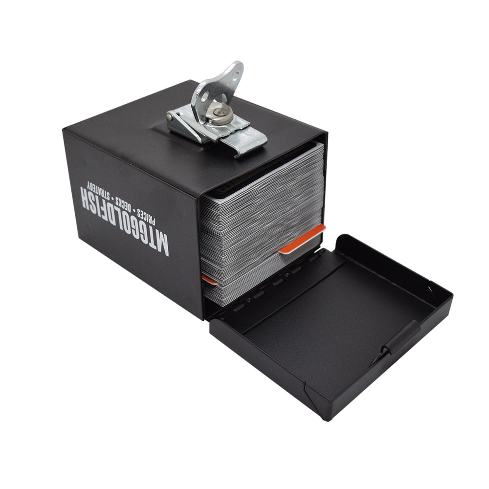 mtg deck box commander Scoops Steel Deck Box — Commander Edition – MTGGoldfish